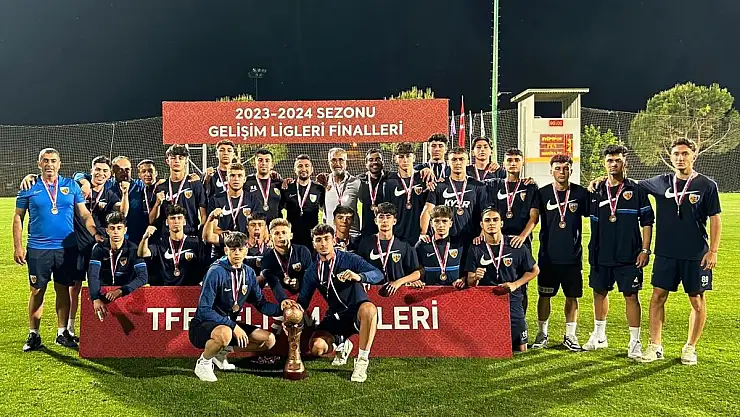 Kayserispor U17 Elit B Ligi'ni üçüncü olarak tamamladı