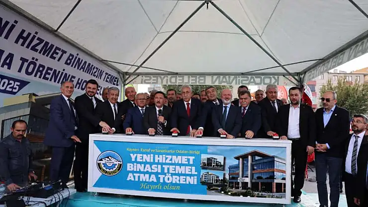 KESOB Yeni Hizmet Binası'nın temeli atıldı