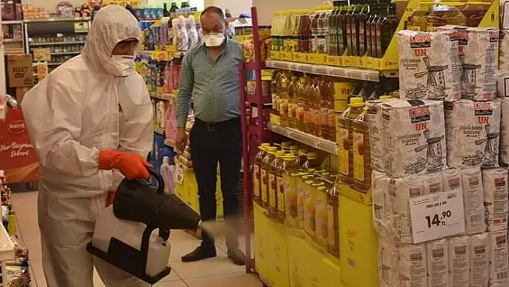 Kocasinan Belediyesi dezenfekte çalışmaları