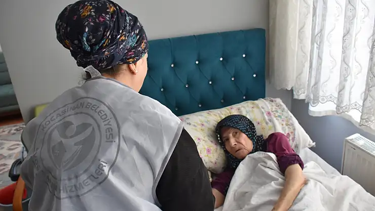 Kocasinan'da evde bakım hem şifa hem gülümseme