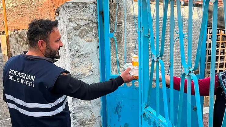 Kocasinan'da Yaşlı ve Engellilere günlük sıcak yemek