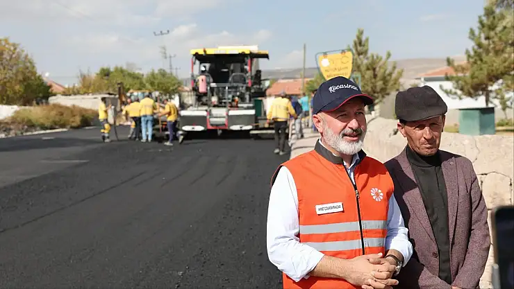 Kocasinan'da Yol yenileme çalışmaları sürüyor