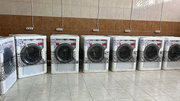 KONTEYNER KENT'E 20 ÇAMAŞIR, 15 KURUTMA MAKİNESİ