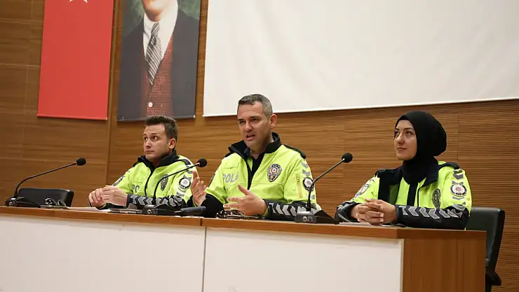 Melikgazi'de trafik güvenliği eğitimi