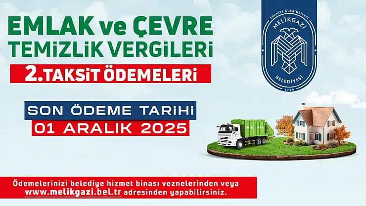 Melikgazi'de vergi ödemeleri başladı