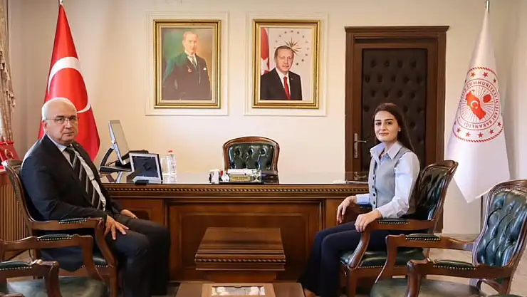 Melikgazi Kaymakamı Arısoy'dan Yılmaz'a nezaket ziyareti