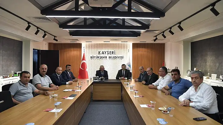 Milletvekili Baki Ersoy ile beraberindeki heyeti ağırladı