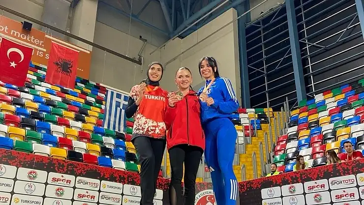 Milli atlet Burcu Subatan Balkan Şampiyonası'ndan gümüş madalyayla döndü