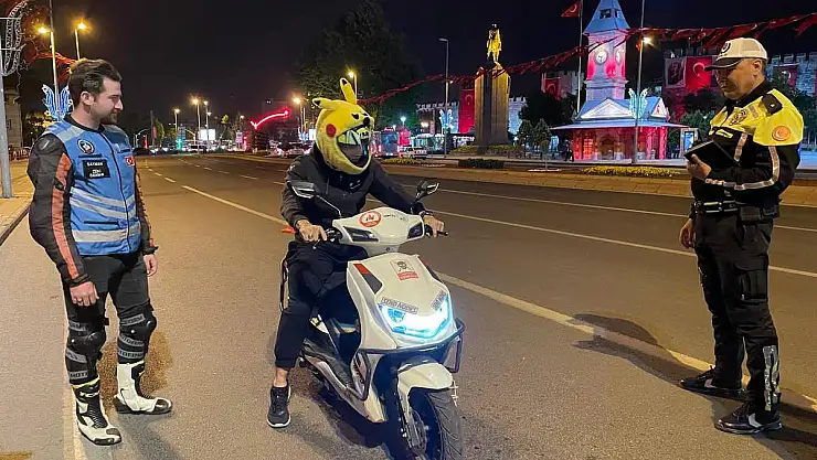 Motosiklet sürücülerine karşı farkındalık etkinliği gerçekleştirildi