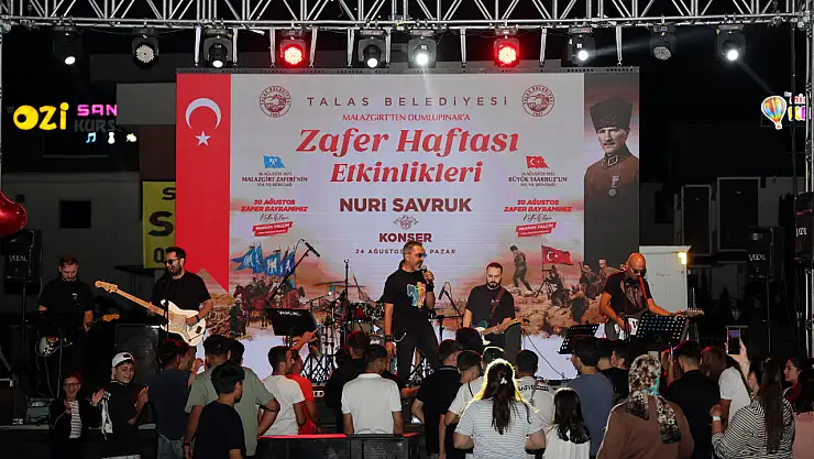 Nuri Savruk ile zafer haftası coşkusu Talas'ta başladı