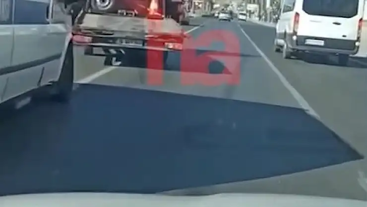 Oto kurtarma aracı kazaya neden oldu