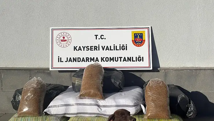 Otobüste 230 kilo kaçak tütün yakalandı