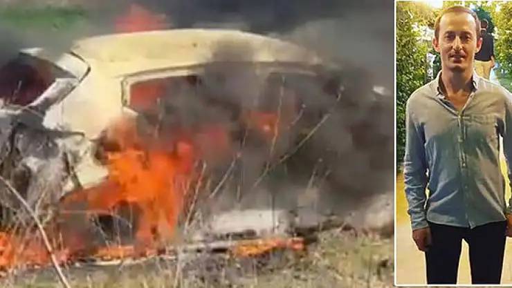 Otomobilini yakan sürücü hayatını kaybetti