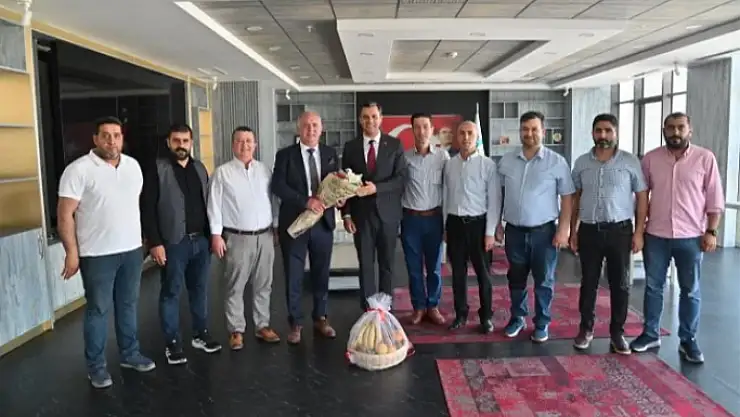 Pazarcılar Odası'ndan Başkan Zeyrek'e ziyaret