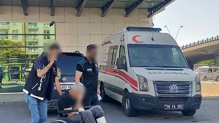 Polislerden kaçarken düşen şüpheli adliyeye sevk edildi