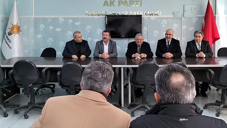 SARIOĞLAN'DA 'CUMHUR İTTİFAKI' ZİYARETİ