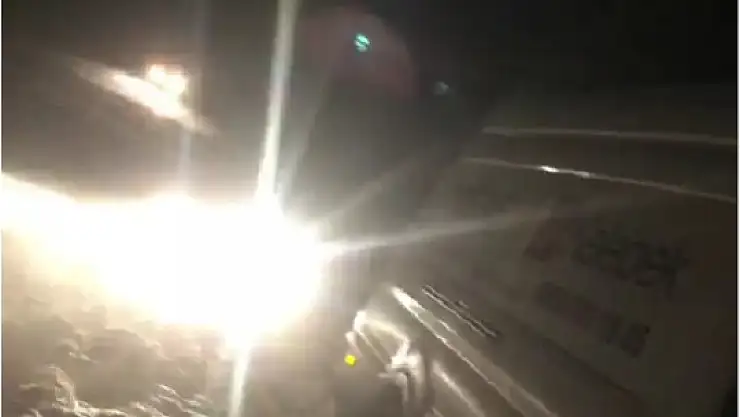 Sarız'da mahsur kalan 3 araç kurtarıldı