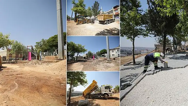 ŞEHİTKAMİL'DEKİ YIPRANAN PARKLAR REVİZE EDİLİYOR
