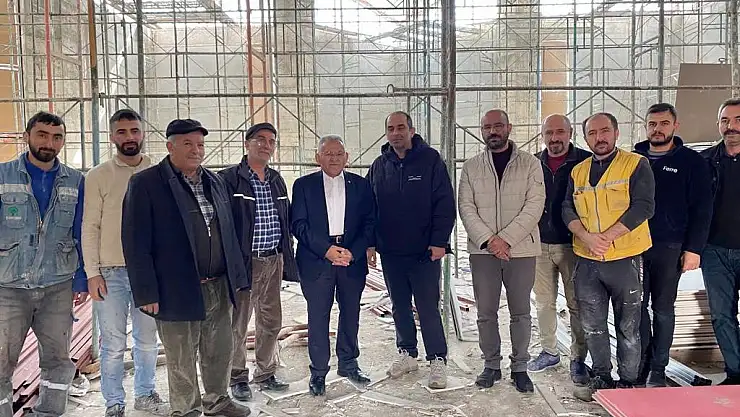 Şevki Eren Albayrak Camii yapılıyor