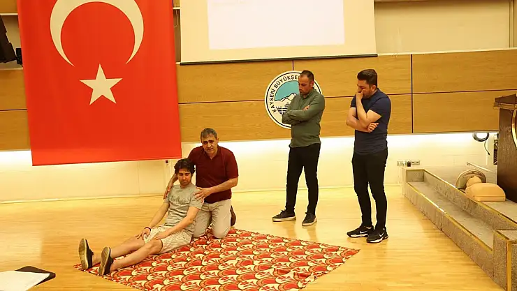 Spor A.Ş. Personeline ilk yardım eğitimi tamamlandı