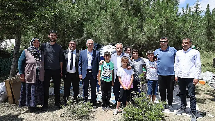 TALAS BAŞAKPINARLILARLA ÇALIÇUKURDA BULUŞTU