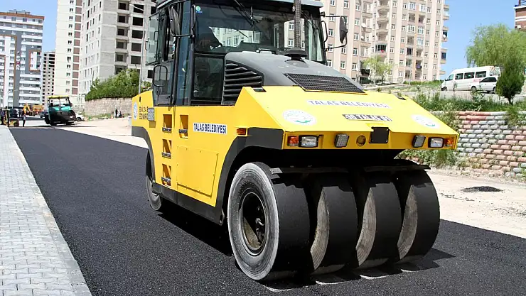 Talas belediyesi asfalt çalışmaları