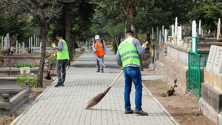 Talas Belediyesi, ramazan bayramı için ilçeyi hazırladı