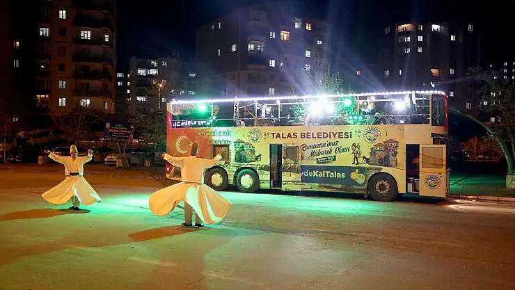 TALAS DA RAMAZAN OTOBÜSÜ İLGİ GÖRÜYOR