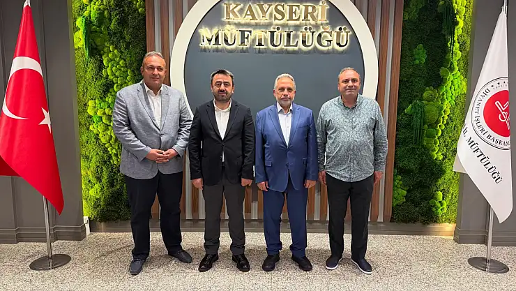 Talas Heyeti İl Müftüsü Durmuş Ayvaz'ı ziyaret etti