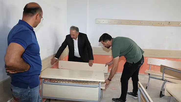 TALAS'IN OKULLARINA 2 MİLYON LİRALIK BAKIM ONARIM