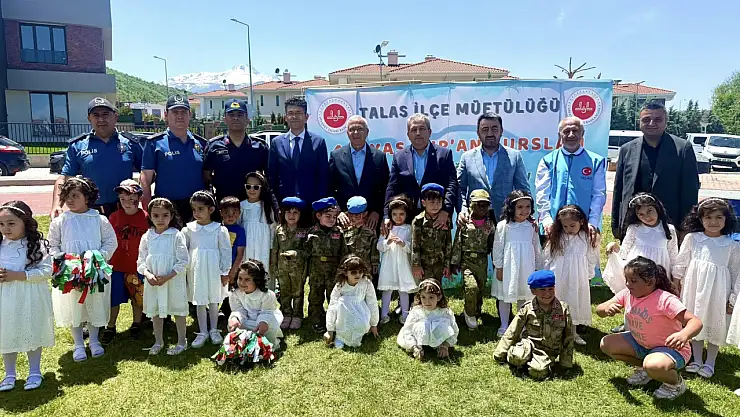 Talas'ta 4-6 Yaş Kur'an Kursu Aile-Çocuk şenliği coşkuyla gerçekleşti