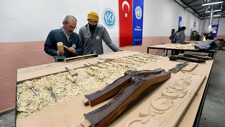 Talas'ta restorasyon kursları başladı