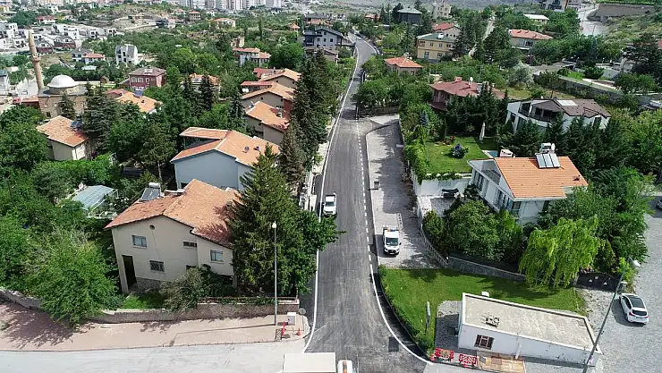 TALAS'TA ASFALT ÇALIŞMALARI