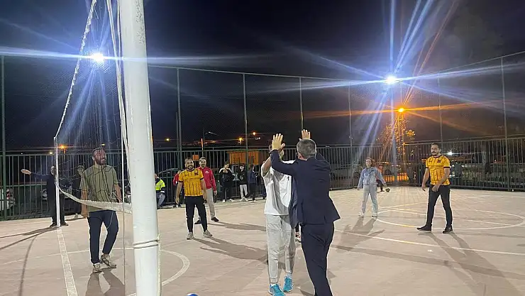 Talas'ta Dostluk ve Spor Bir Arada