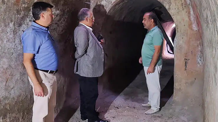 TARİHİ SARNIÇ GÜN YÜZÜNE ÇIKARTILIYOR