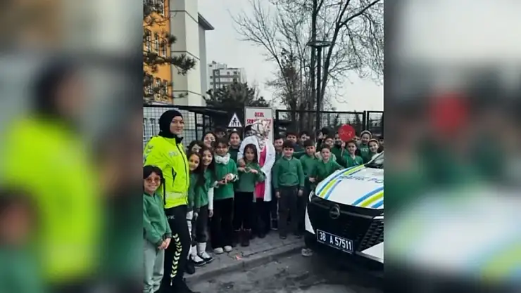 Trafik ekiplerinden 682 öğrenciye eğitim