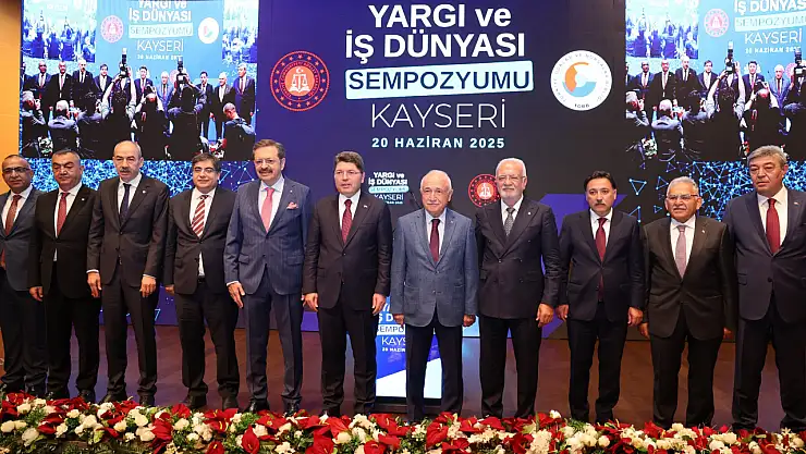 Tunç, Kayseri'de iş dünyası sempozyumu'nda