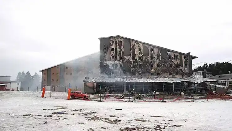 Uludağ'da Kervansaray otel'de yangın: bir can kaybı