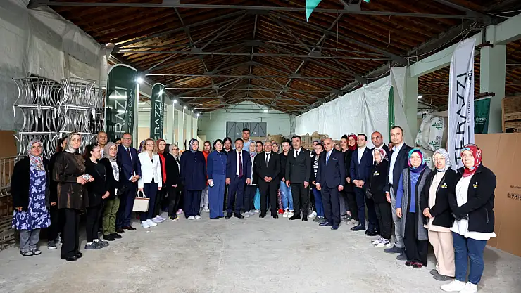 Vali Çiçek, Bünyan'da kadın istihdam projesini inceledi