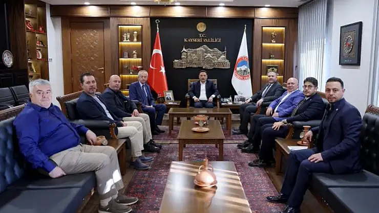 Vali Gökmen Çiçek, Fenerbahçeliler heyetini kabul etti