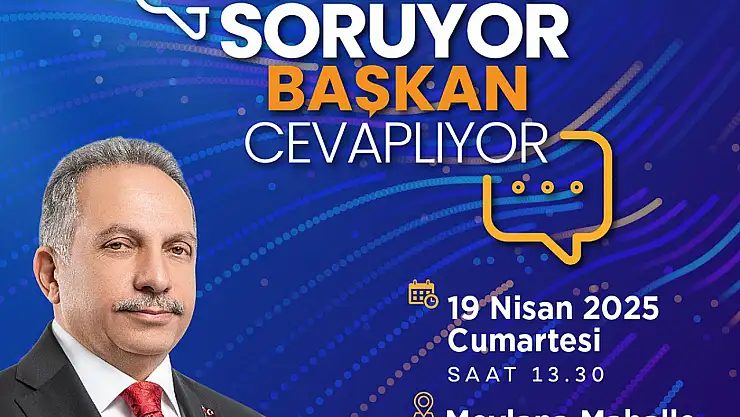 Vatandaş soruyor, Başkan Yalçın cevaplıyor