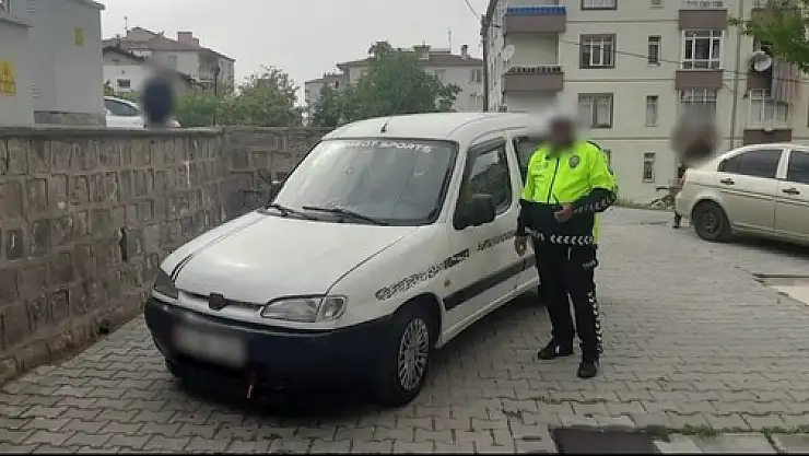 Vatandaşları rahatsız eden sürücüye  5 bin 480 lira cezai işlem uygulandı