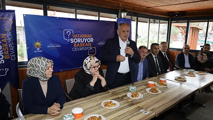 Yahyalı'da halkla buluşma