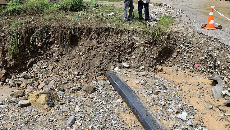 YAHYALI'DA SEL VE TAŞKINLARI