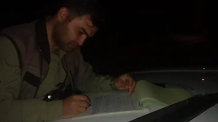 Yasa dışı av yapan 3 kişiye suçüstü