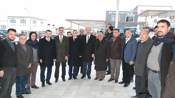 YENİ OTO GALERİCİLER ESNAFINA HAYIRLI OLSUN ZİYARETİ