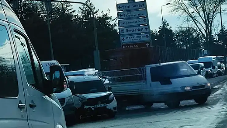 Yeni sanayi bölgesinde trafik kazası
