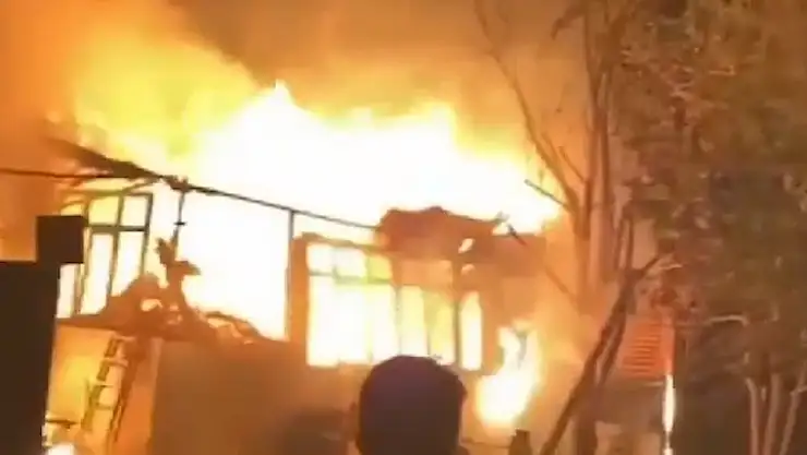 Yenidoğan Mahallesi'nde müstakil evde yangın çıktı