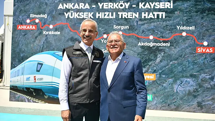 Yerköy–Kayseri Hızlı tren projesinde önemli ilerleme
