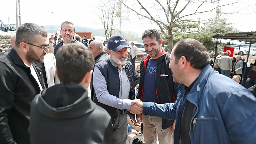 Başkan Çolakbayrakdar, hafta sonu kırsal mahallede vatandaşlarla buluştu